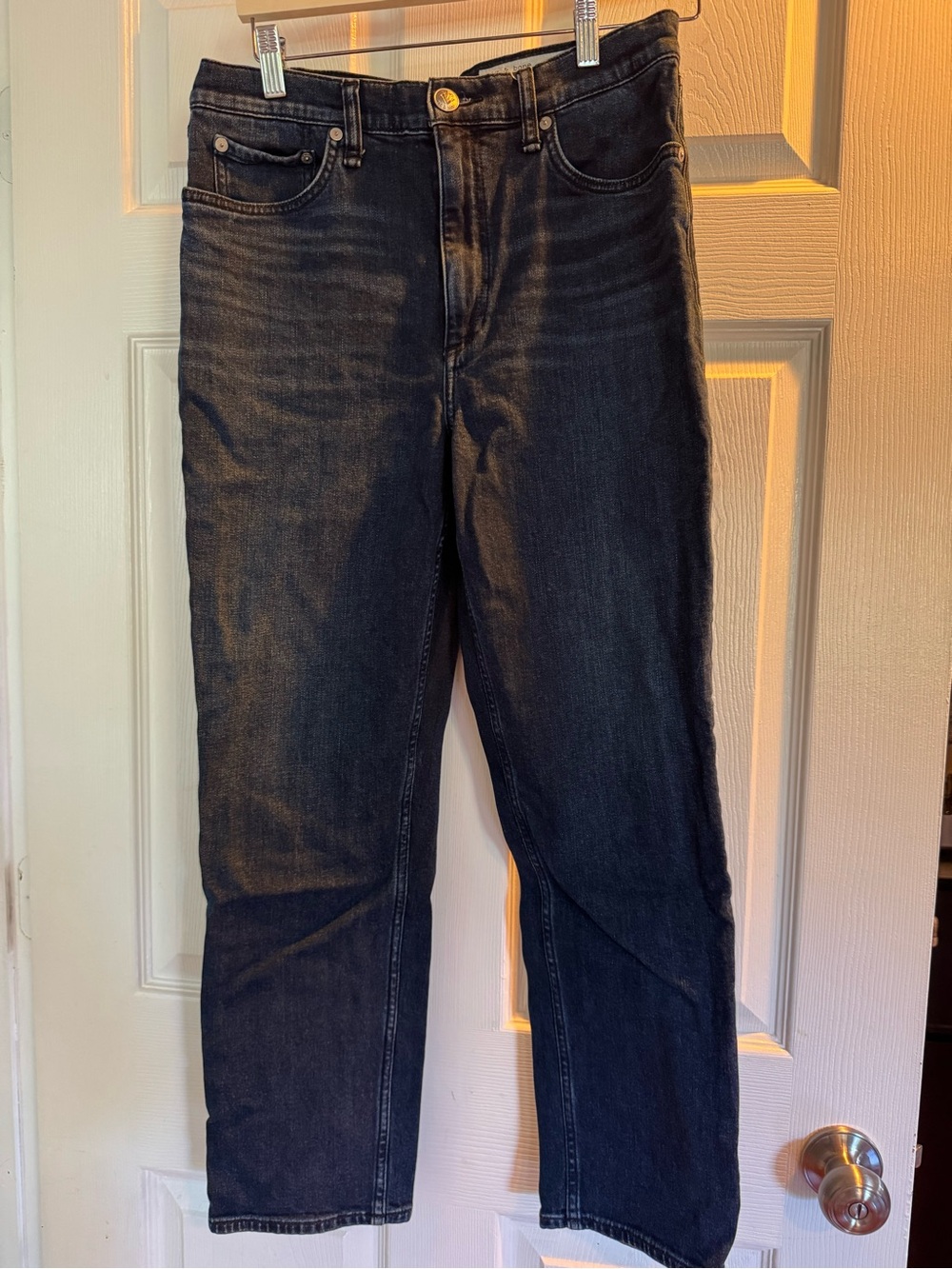 rag & bone blue Straight Jeans
